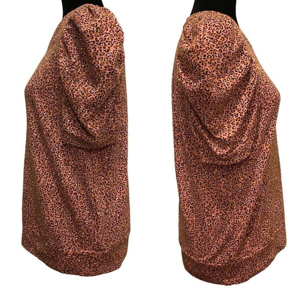 Who‎ What Wear Pink Cheetah Print Top - Picture 3 of 10